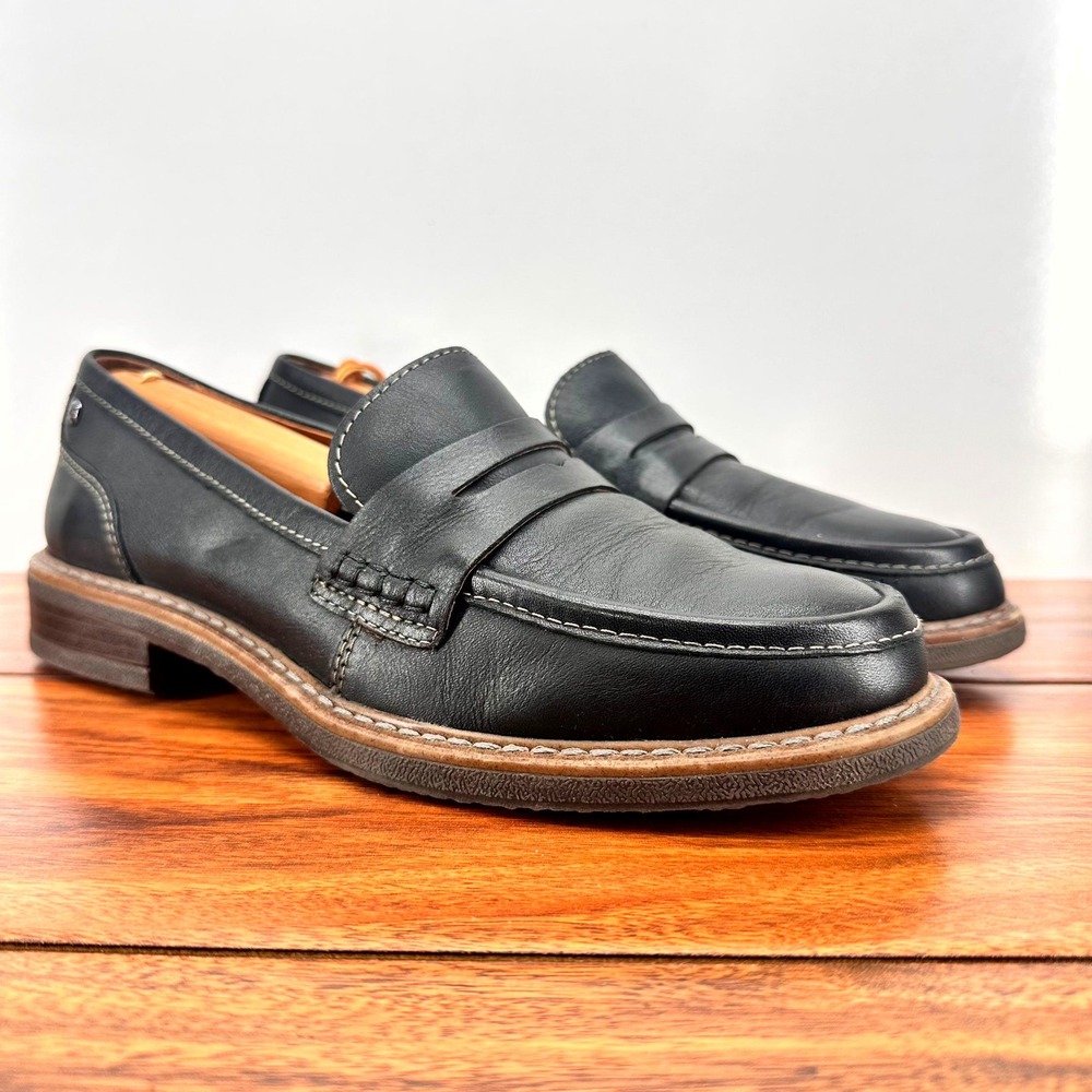 Pikolinos Royal W4D Slip On Shoes Women's 38 7.5-8 Black Leather Penny Loafers